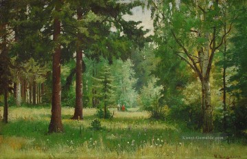 Kinder in der Wald klassische Landschaft Ivan Ivanovich Ölgemälde